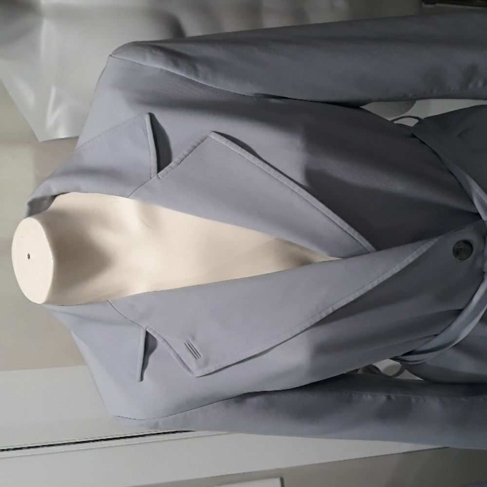 Talbots light grey lightweight wool coat. Size 10 PETITE